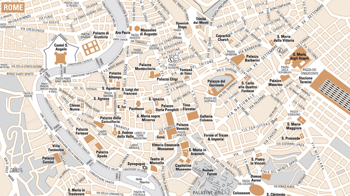 Mappa Roma Tutto Quello Che Serve Per Orientarsi Nella Capitale