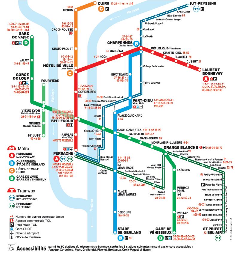 Metro Lione: tutte le info utili e la mappa della metro