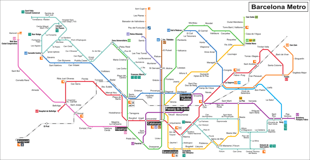 MAPPA METRO BARCELLONA SCARICA