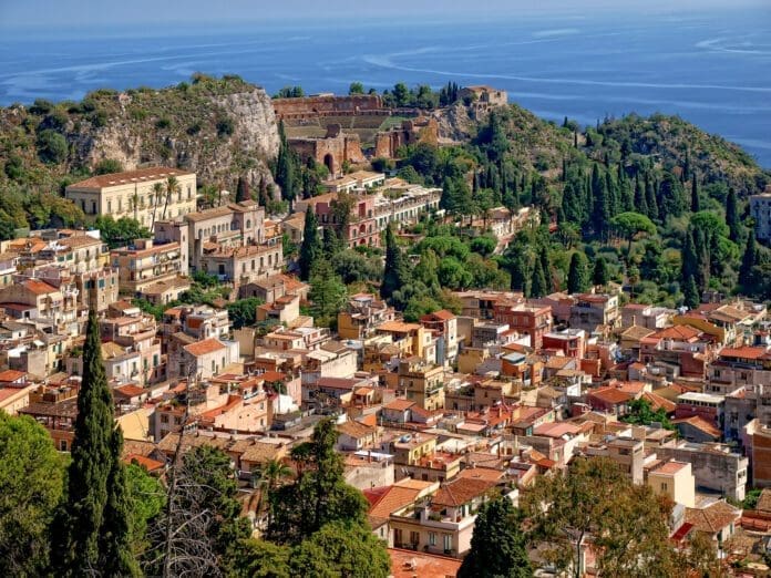 Vista di Taormina