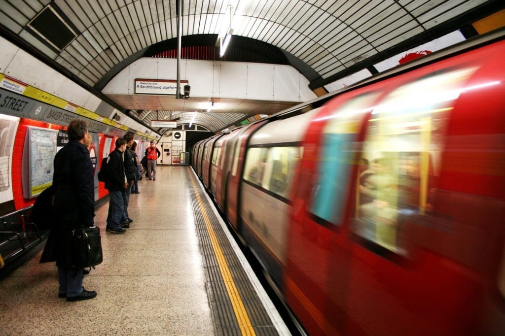 fermata della metro di londra