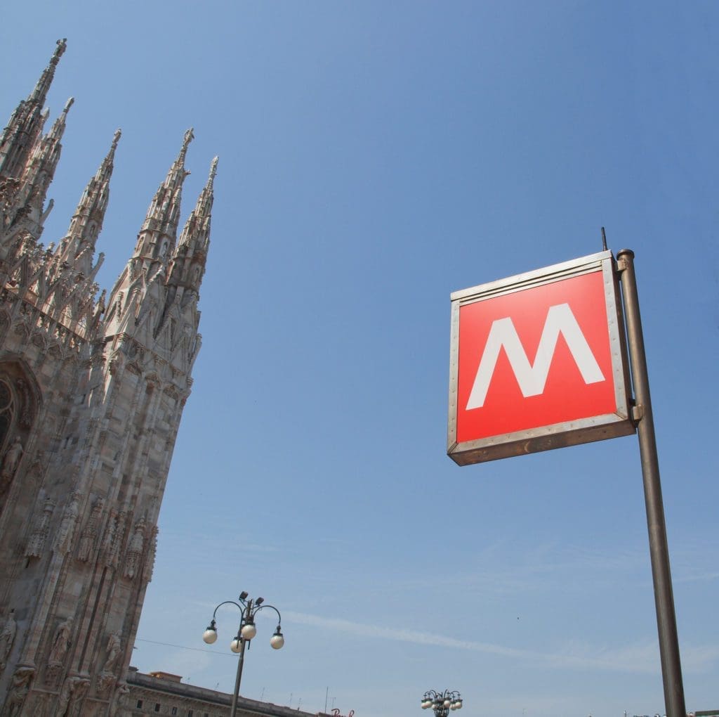 Simbolo della metro di Milano