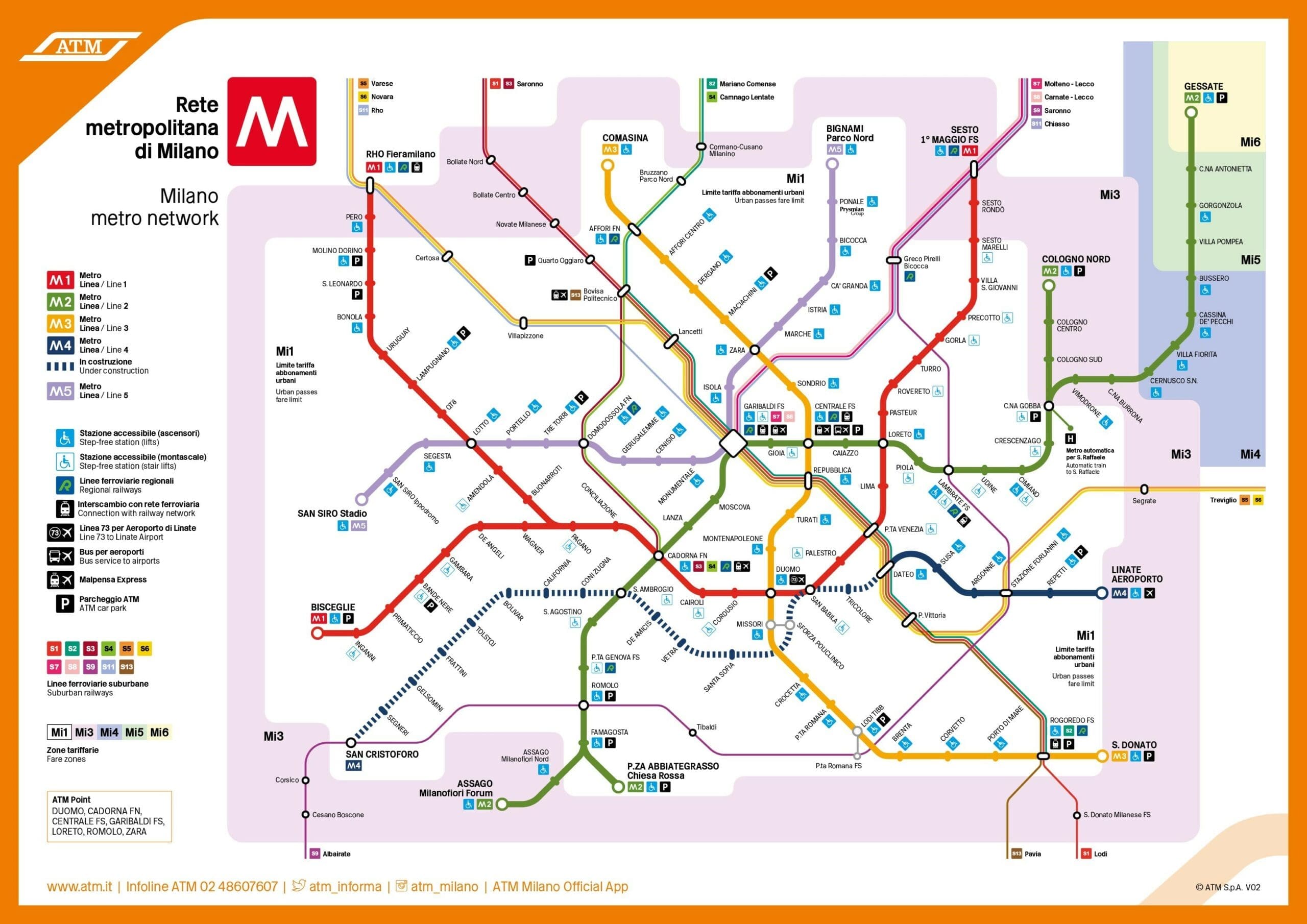 Metro Milano: mappa, percorsi, linee e info utili - Turista Fai Da Te