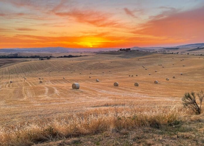 Val D'Orcia tramonto