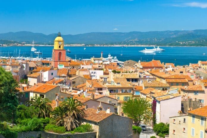 panorama città di Saint Tropez
