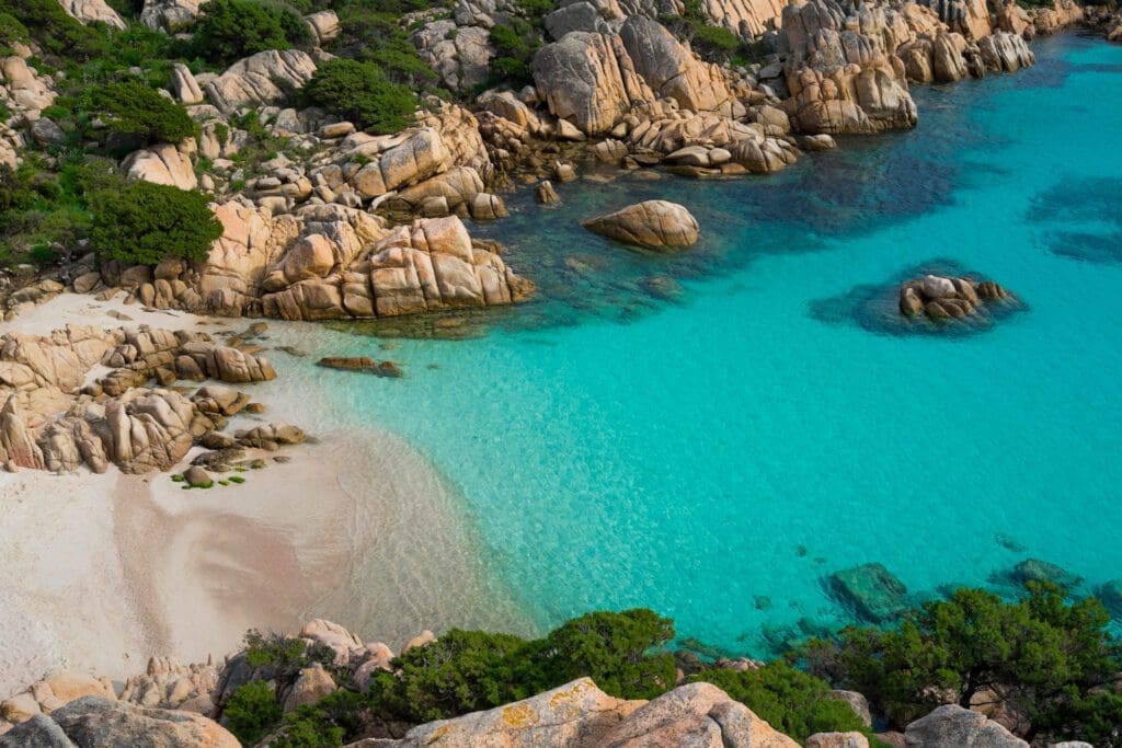 Spiaggia sull'isola di Caprera - Sardegna