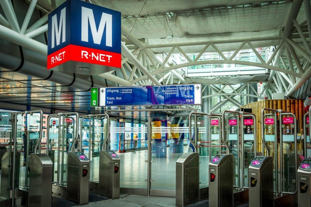 Tornelli Metro di Amsterdam