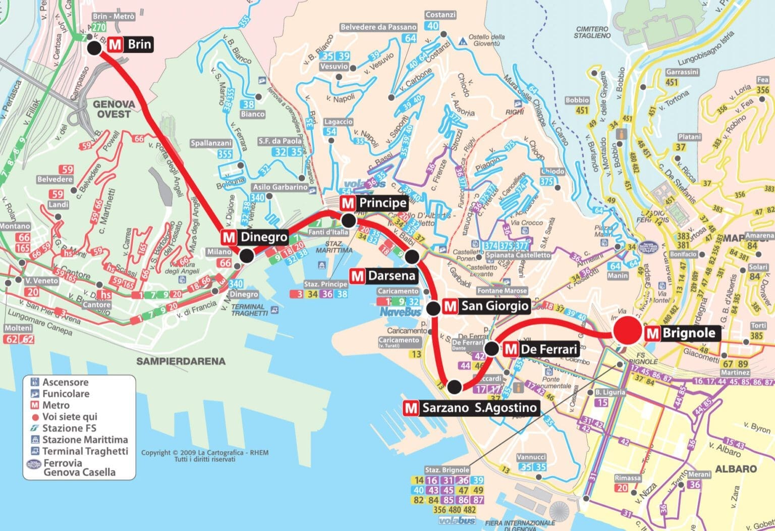 Metropolitana di Genova mappa, orari, prezzi Turista Fai Da Te Metropolitana di Genova mappa, orari, prezzi Turista Fai Da Te