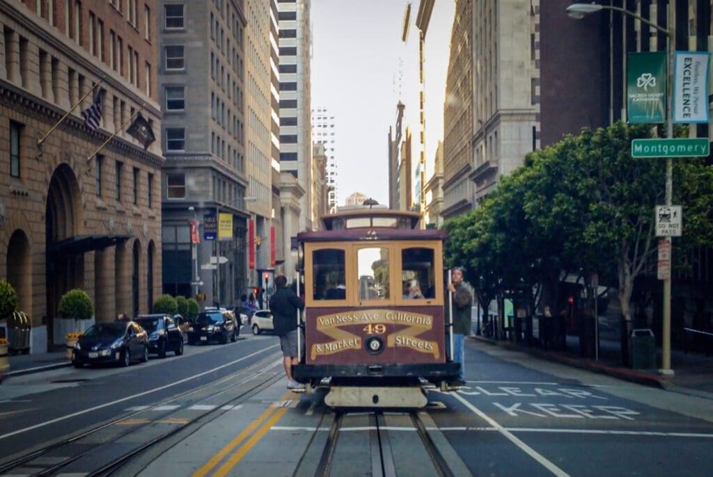 Tradizionale Tram a San Francisco
