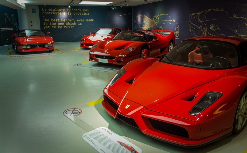 Museo Ferrari esposizione di auto sportive