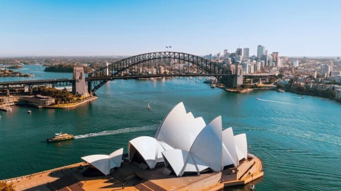 Vista dall'alto di Sydney