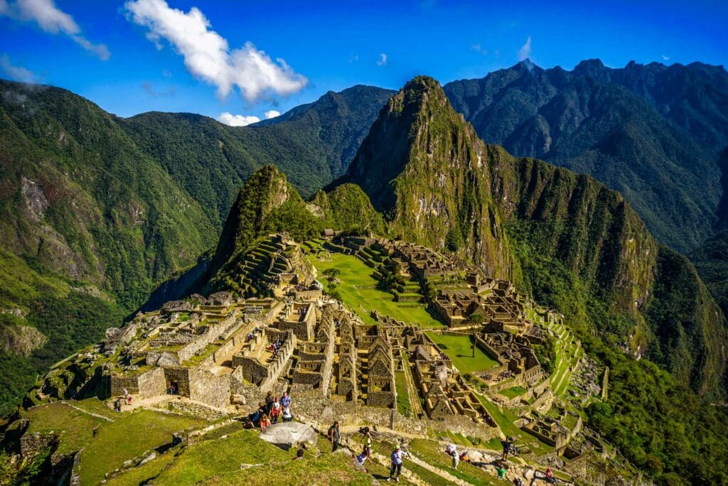 Vista di Machu Picchu