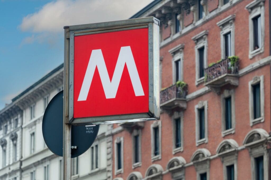 Simbolo della Metro di Milano
