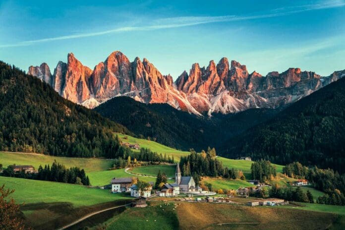 Panorama delle Dolomiti
