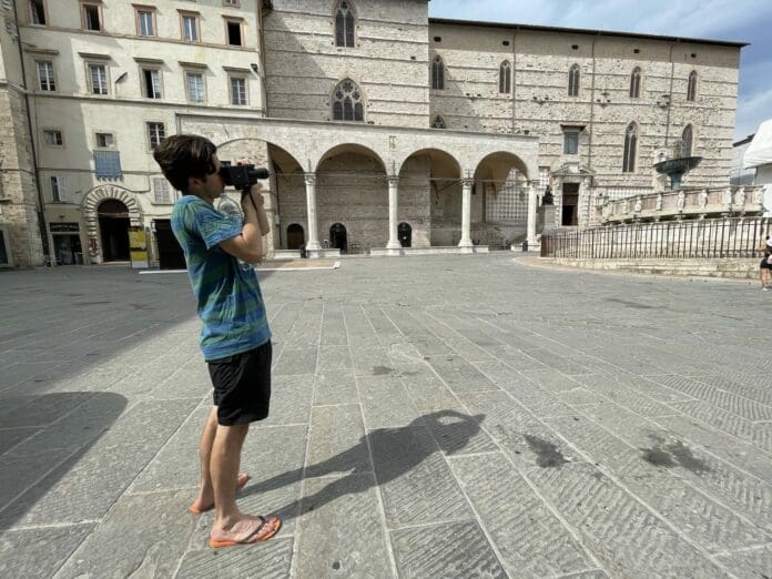 Piazza IV Novembre con il Palazzo dei Priori a Perugia