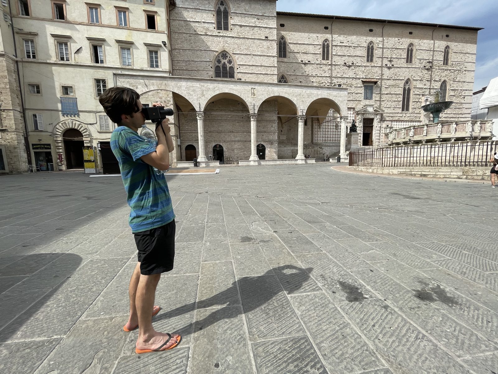 Piazza IV Novembre con il Palazzo dei Priori a Perugia